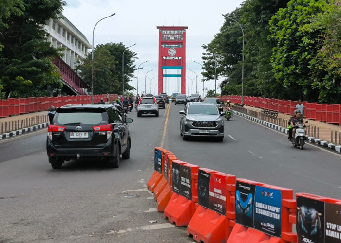 Lebaran Hari Pertama, Lalu Lintas Palembang Lengang, Polisi Pastikan Situasi Aman
