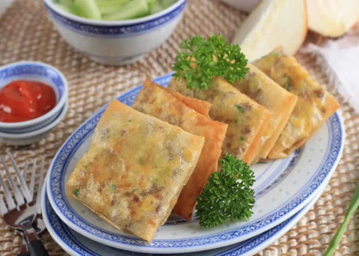 Martabak Telur Anti Ribet, Cuma Pakai Kulit Lumpia