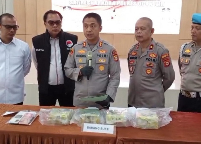  Polisi Amankan 4,2 Kg Sabu di Jalintas Sumatera Ogan Ilir