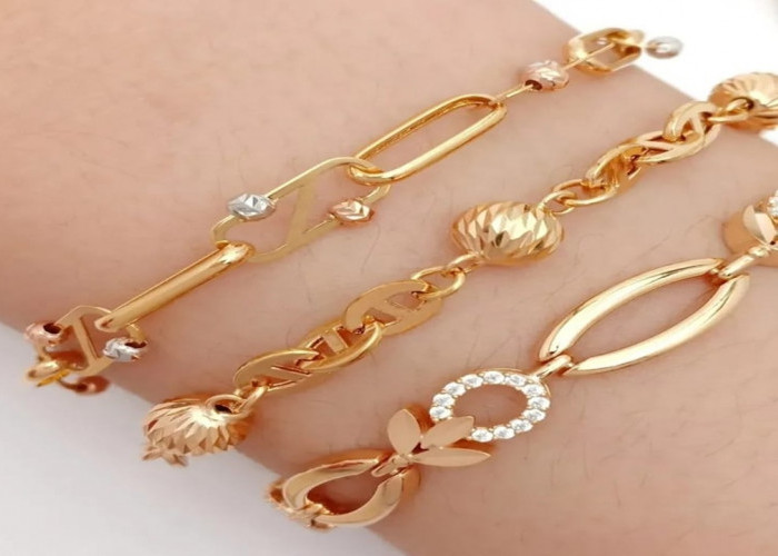 5 Model Gelang Emas Muda yang Minimalis Namun Tetap Terlihat Mahal dan Stylish