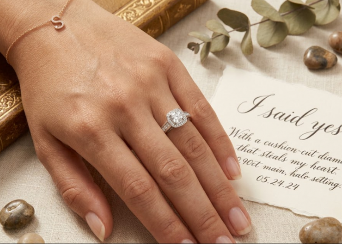 Cincin Berlian Kelingking Emas Putih, Aksesori Modern yang Penuh Karakter