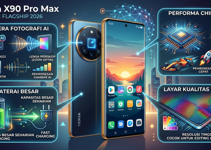 Nokia X90 Pro Max 2026 Disebut-sebut Jadi Game Changer di Pasar Global