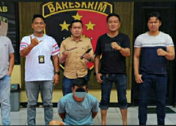 Pemuda Desa Tanjung Dayang Bawa Sajam, Diamankan Polsek Indralaya