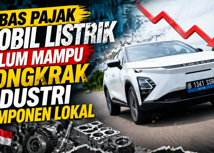 Bebas Pajak Mobil Listrik Belum Mampu Dongkrak Industri Komponen Lokal