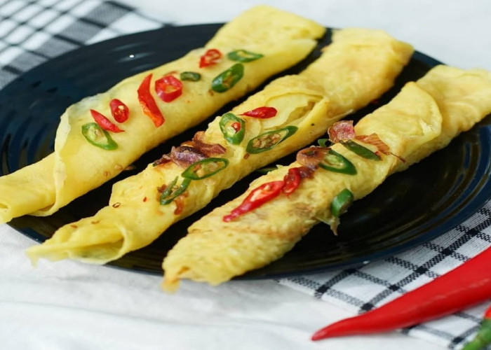 Dadar Jiwo, Kuliner Tradisional Palembang dengan Isian Pepaya Muda yang Unik