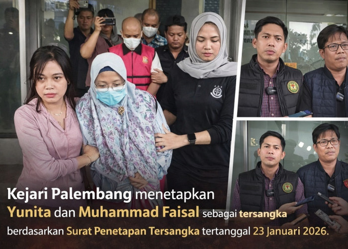Kejari Palembang Tetapkan 2 Tersangka Baru Kasus Korupsi Belanja Bahan Bangunan Perkimtan