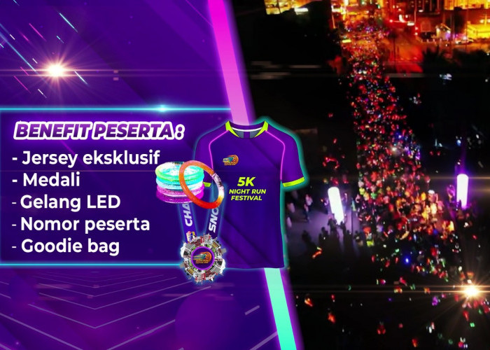 Spektakuler !!! PALTV Gelar Night Run Festival, Target 10 Ribu Peserta