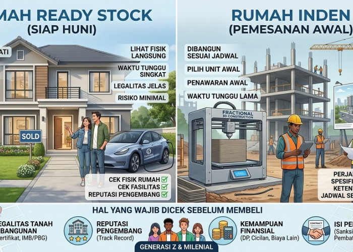 Rumah Ready Stock atau Inden? Ini Perbedaan dan Hal yang Wajib Dicek Sebelum Membeli