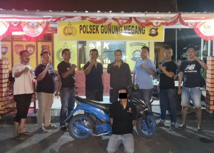Tim Trabazz Polsek Gunung Megang Amankan Dua Pelaku pencuri Motor