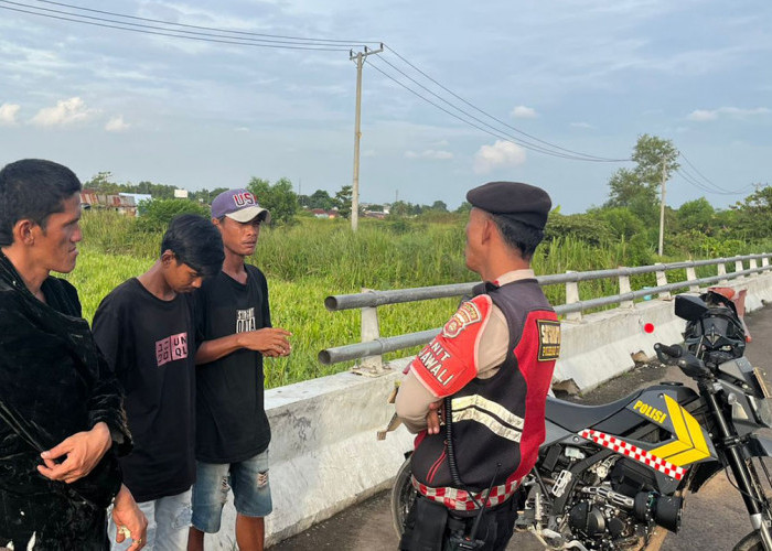 3 Pemalak di Exit Tol Keramasan Ditangkap Tim Patroli Perintis Presisi Sat Samapta Polres Ogan Ilir