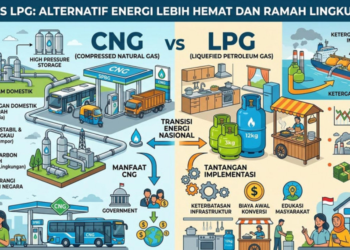 CNG vs LPG: Pilihan Baru yang Lebih Hemat dan Ramah Lingkungan