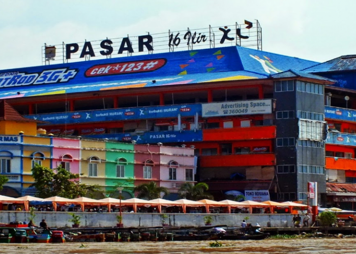 Pasar 16 Ilir di Palembang Sumatera Selatan Menyimpan Cerita Kuno