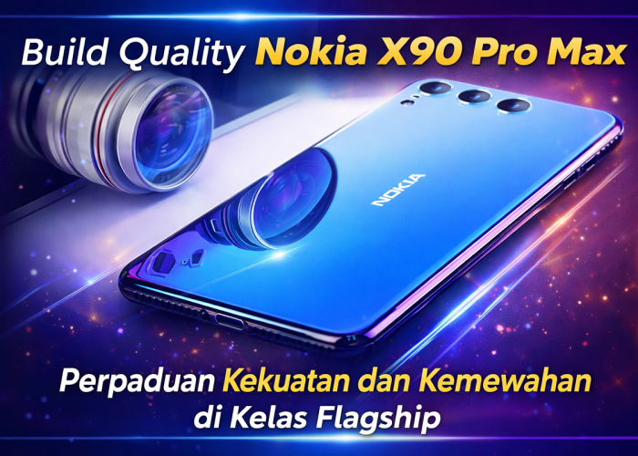 Build Quality Nokia X90 Pro Max, Perpaduan Kekuatan dan Kemewahan di Kelas Flagship