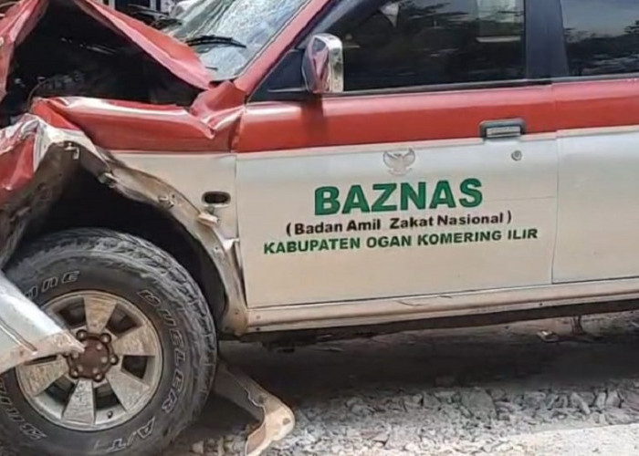 Sopir Truk Tangki Mengantuk, Tabrak Mobil Ketua Baznas OKI, Korban Tewas