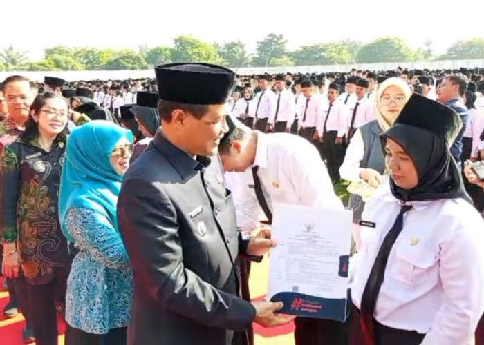 Bupati Edison Resmikan 4.976 PPPK Muara Enim 
