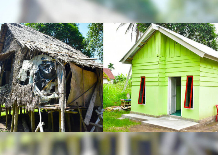 Gubuk Reyot Kakek Amrin di Sirah Pulau Padang Kini Jadi Rumah Layak Huni