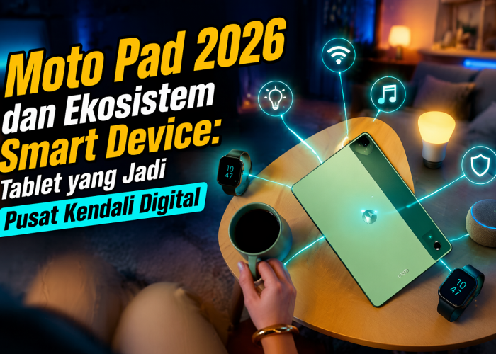 Moto Pad 2026 dan Ekosistem Smart Device: Tablet yang Jadi Pusat Kendali Digital