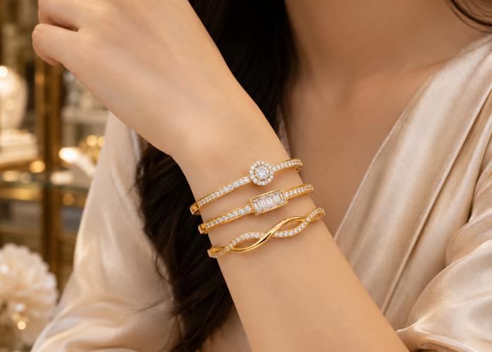 Pesona Gelang Emas Berlian Bangle, Perpaduan Klasik dan Modern yang Memikat