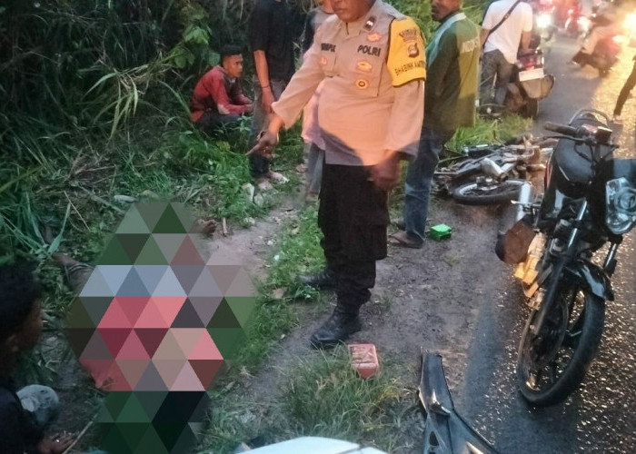 Ayah dan Anak Tewas dalam Kecelakaan di Jalan Lintas Meranjat–Tanjung Batu Ogan Ilir