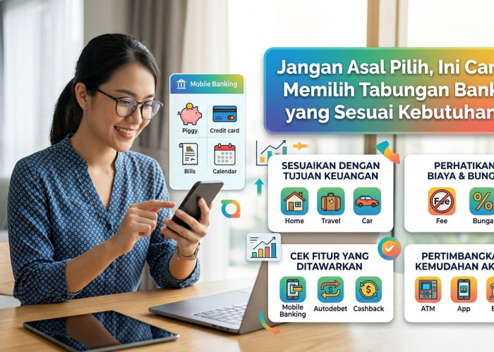 Jangan Asal Pilih, Ini Cara Memilih Tabungan Bank yang Sesuai Kebutuhan