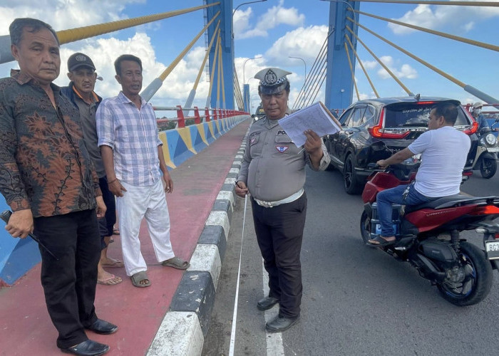 Kecelakaan Tragis di Jembatan Musi IV, Seorang Ibu Tewas di Tempat