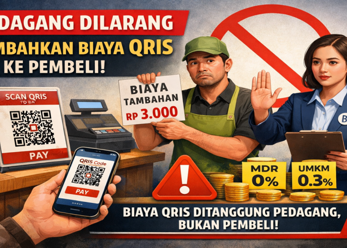 Penggunaan QRIS Diawasi, Pedagang Tak Boleh Pungut Biaya Tambahan
