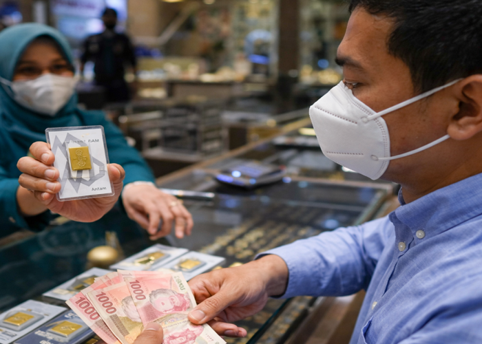 Hanya Turun Sebentar! Harga Emas Antam Kembali Naik