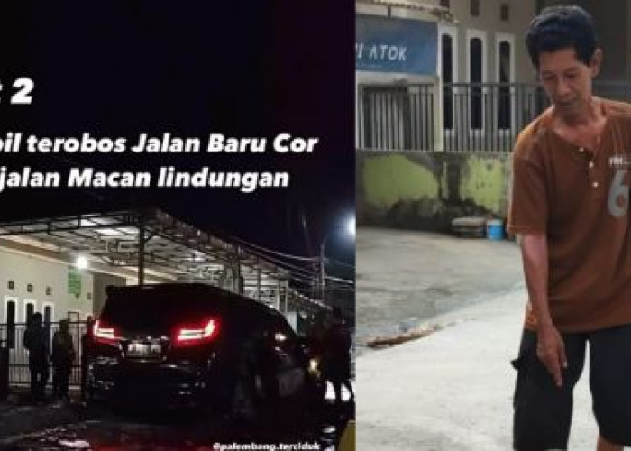 Beginilah Kronologi Mobil Alphard Nekat Trobos Cor Basah di Jalan Macan Lindungan