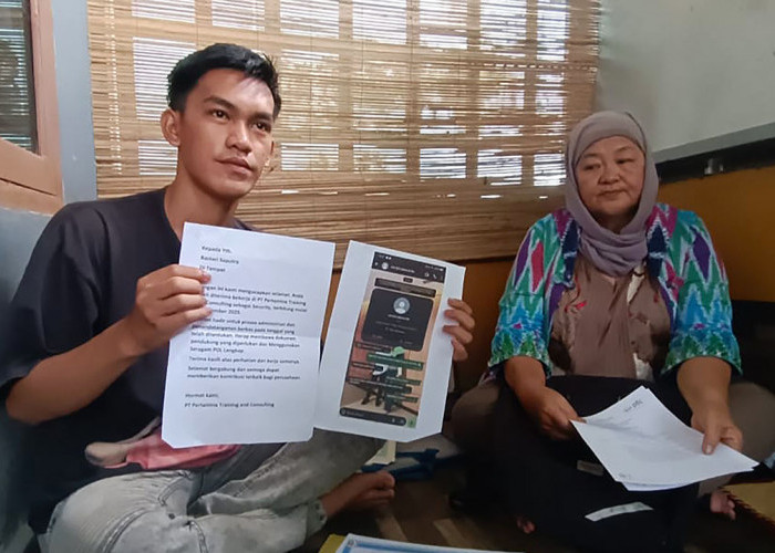 Ibu di Palembang Keluhkan Dugaan Permainan Kelulusan Kerja Satpam, Pesan Dinyatakan Lulus Dihapus Sepihak