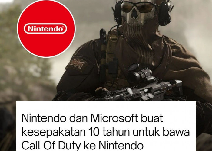 Kesepakatan Microsoft dengan Nintendo, Call Of Duty Hadir di Perangkat Nintendo