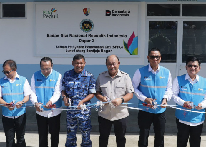 Salurkan Program Gizi Keluarga Sehat, PLN Bersama TNI AU Bangun Dapur 2 SPPG di Lanud Atang Sendjaja