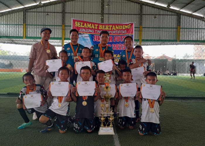Tim SD Al Fatih Keluar Sebagi Juara Event Junior Futsal Cup 2023