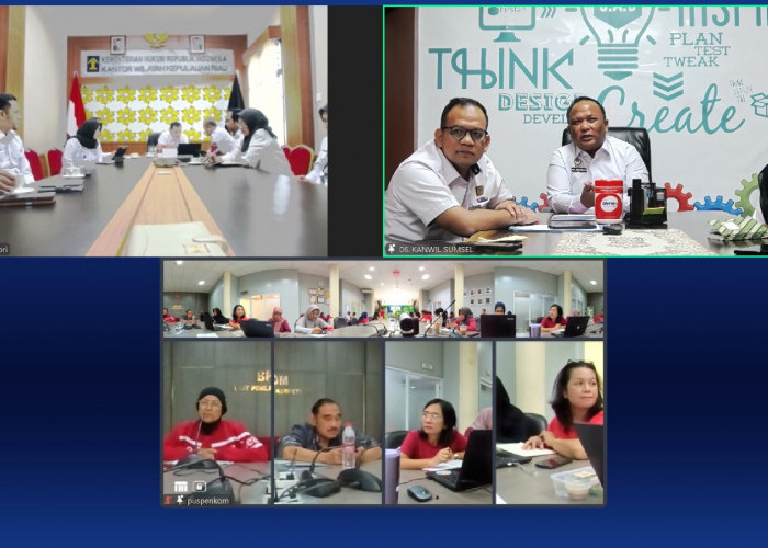 Siapkan Penilaian Kompetensi ASN, Kanwil Kemenkum Sumsel Koordinasi dengan BPSDM Hukum