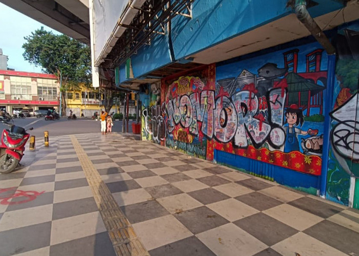 Vandalisme Mural di Simpang Charitas Palembang Viral, Polisi Lakukan Penyelidikan