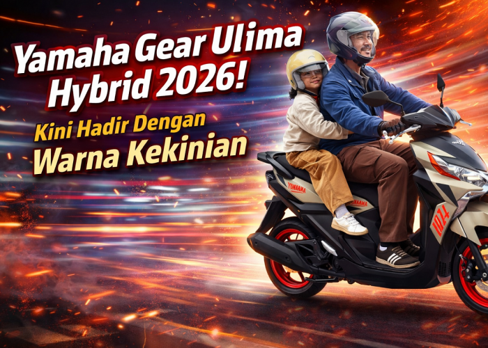 Yamaha Gear Ultima Hybrid 2026! Kini Hadir Dengan Warna Kekinian