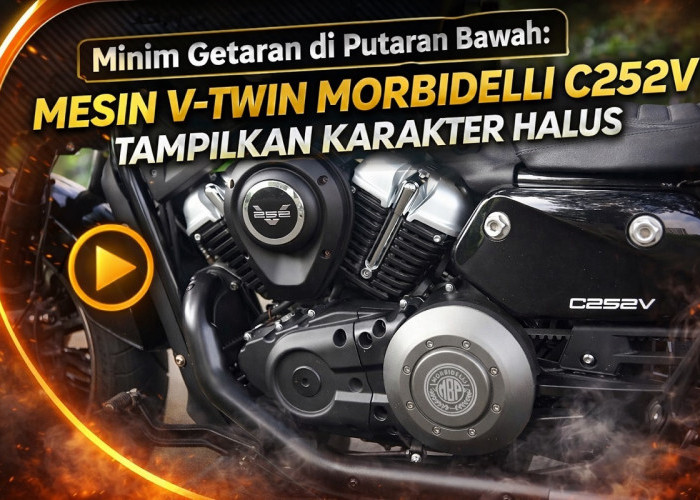 Minim Getaran di Putaran Bawah: Mesin V-Twin Morbidelli C252V Tampilkan Karakter Halus