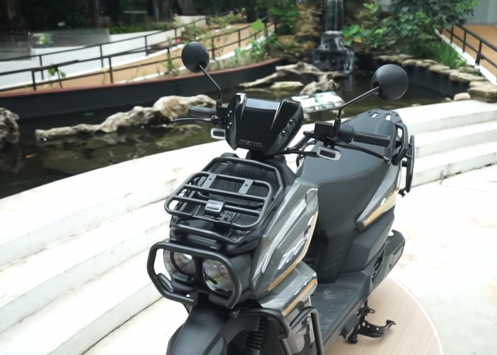 Indomobil Kenalkan Tyranno, Skuter Listrik Stylis Khas Adventure 