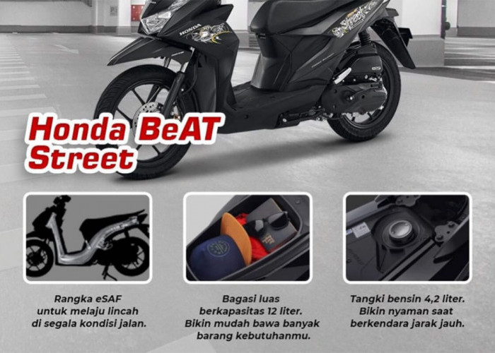 Honda Beat Street, Motor Matic Menarik dengan 8 Keunggulan!