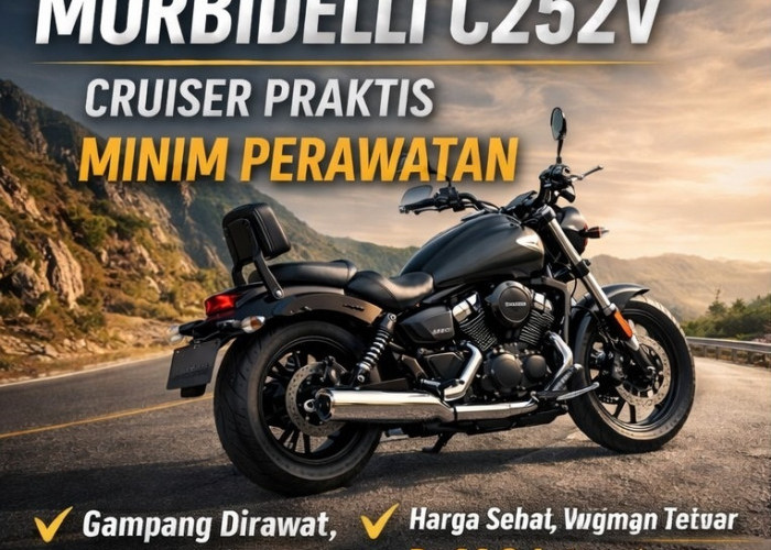 Mesin Morbidelli C252V Tawarkan Perawatan Minim, Cruiser Modern yang Praktis untuk Pengguna Harian