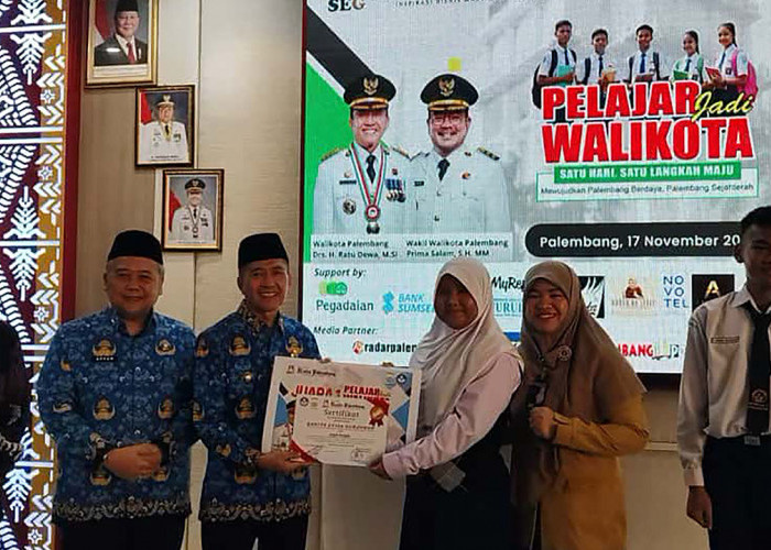 Radar Palembang Hadirkan Pengalaman Menjadi Walikota Sehari bagi Pelajar SMP