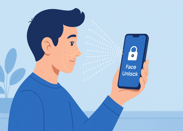Buka Layar dengan Wajah: Teknologi Face Unlock pada Redmi Note