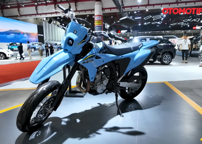 Bikin Heboh! Suzuki DR-Z4S 398cc Nongol di IMS 2026, Harga di Bawah Rp200 Juta?