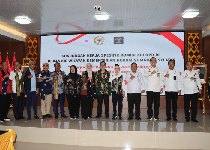 DPR RI Apresiasi Upaya Kanwil Kemenkum Sumsel Tingkatkan Kualitas Layanan Administrasi Hukum