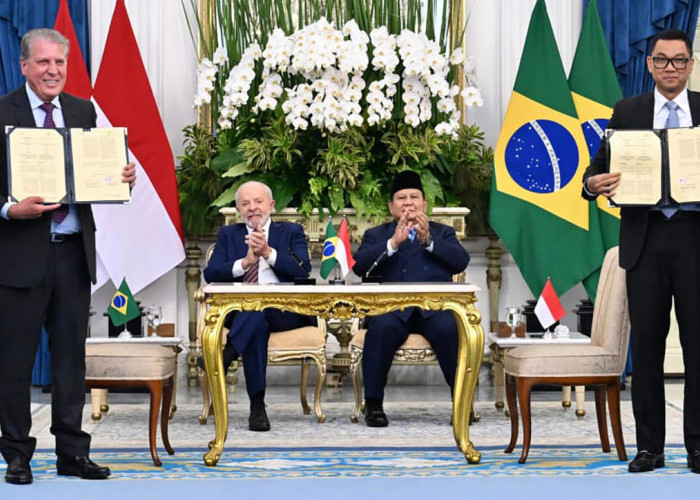 PLN dan J&F SA Brasil Teken MoU di Depan 2 Presiden, Sepakat Kembangkan PLTA di Indonesia
