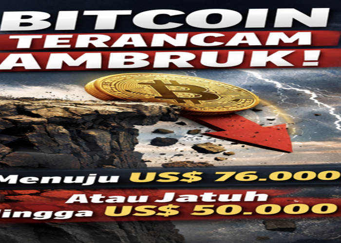 Awal Tahun  Bitcoin: Pola Bear Flag Kirim Sinyal Bahaya, Harga Terancam Terjun Bebas