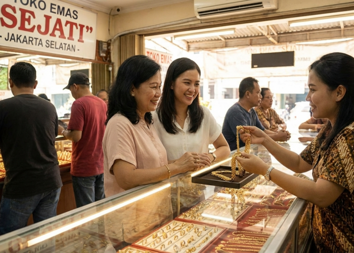 Investor Serbu Emas, Harga Melambung di Tengah Gejolak Ekonomi