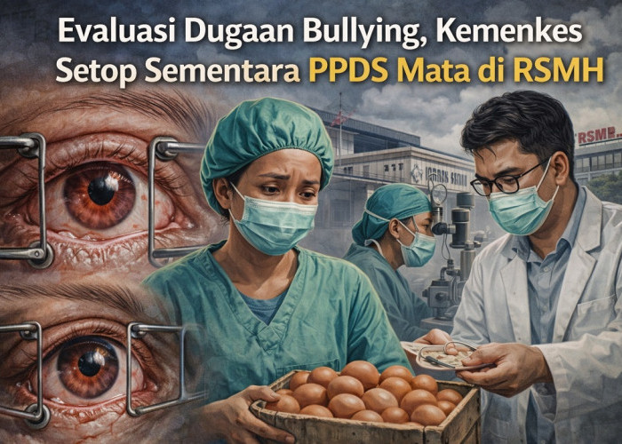 Evaluasi Dugaan Bullying, Kemenkes Setop Sementara PPDS Mata di RSMH