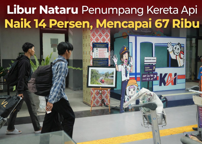 Libur Nataru Penumpang Kereta Api Naik 14 Persen, Mencapai 67 Ribu