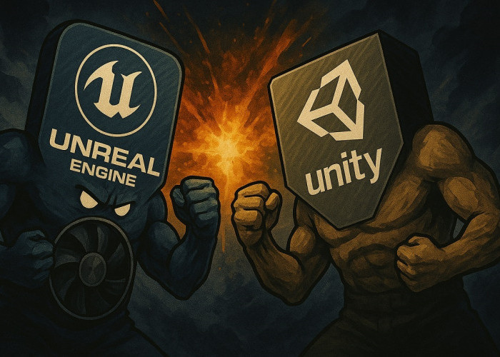 Duel Raksasa Mesin Game: Unreal Engine vs Unity, Siapa yang Mendominasi 2025?