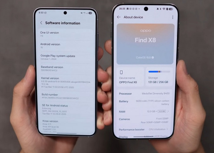 Galaxy S26 vs Oppo Find X8 Pro: Duel Teknologi Pendingin Terbaru di Kelas Flagship